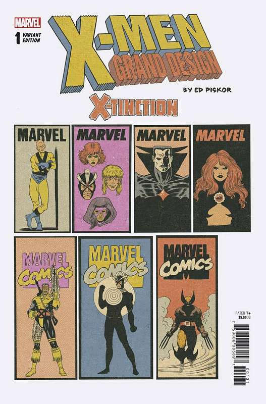 X-MEN GRAND DESIGN X-TINCTION #1 (OF 2) PISKOR CORNER BOX VARIANT