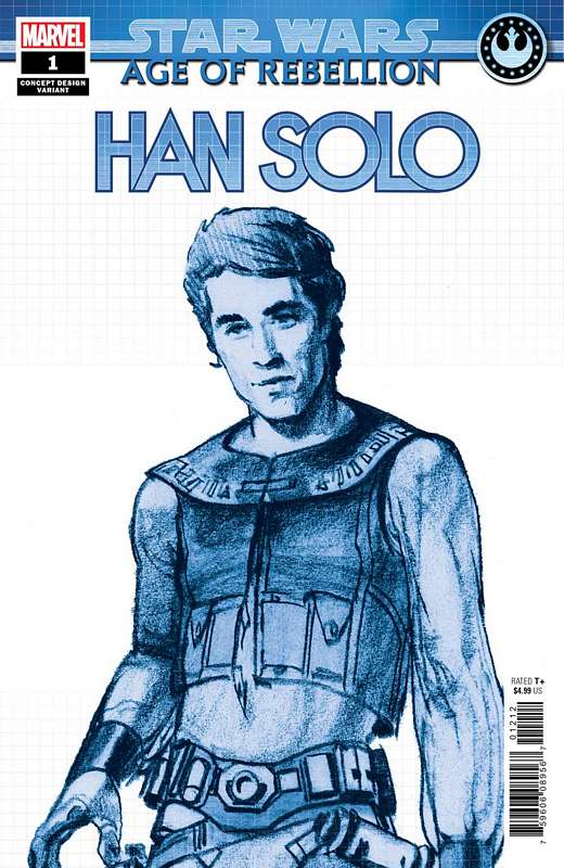 STAR WARS AOR HAN SOLO #1 CONCEPT VARIANT