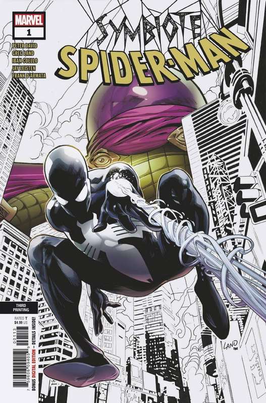 SYMBIOTE SPIDER-MAN #1 (OF 5) 3RD PTG LAND VARIANT