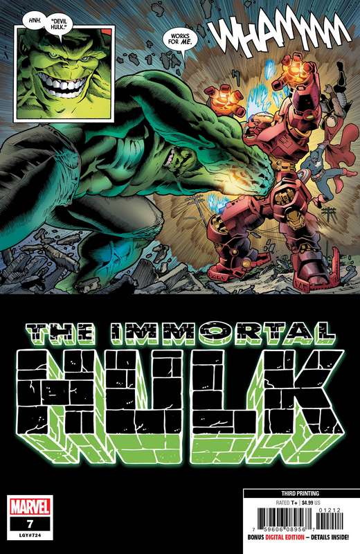 IMMORTAL HULK #7 3RD PTG BENNETT VARIANT