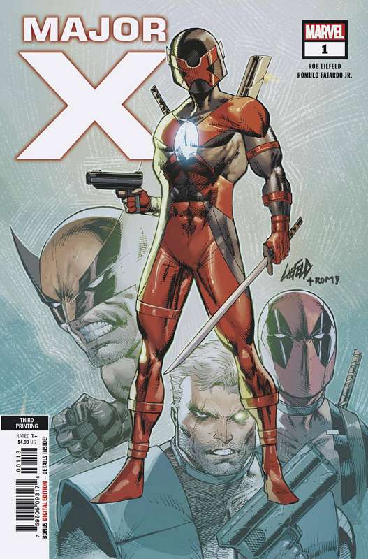 MAJOR X #1 (OF 6) 3RD PTG LIEFELD VARIANT