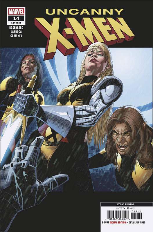 UNCANNY X-MEN #14 2ND PTG LORROCA VARIANT