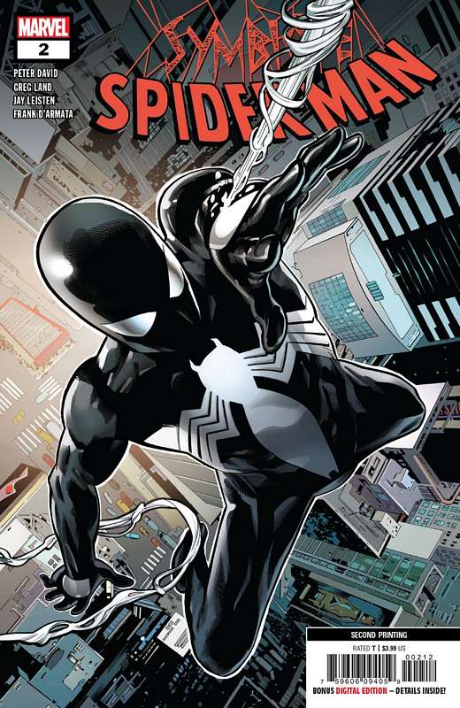 SYMBIOTE SPIDER-MAN #2 (OF 5) 2ND PTG VARIANT