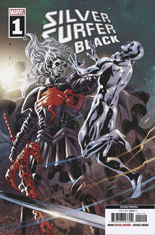 SILVER SURFER BLACK #1 (OF 5) 2ND PTG DEODATO SPOILER VARIANT