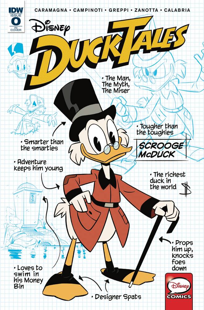 DUCKTALES #0 1:10 VARIANT CGC GRADED 9.4