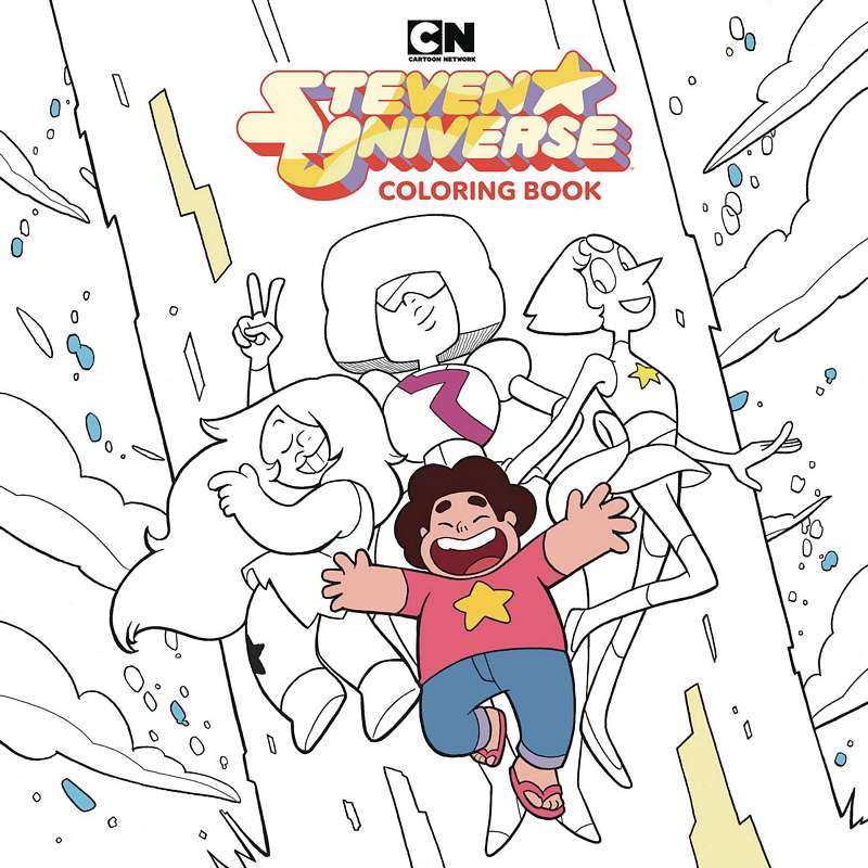 STEVEN UNIVERSE ADULT COLORING BOOK TP 01