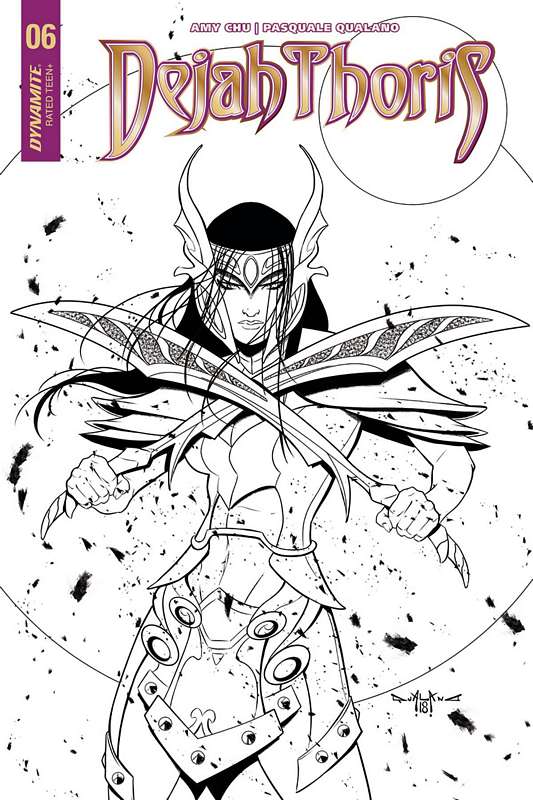 DEJAH THORIS #6 CVR E 1:20 COPY QUALANO B&W VARIANT