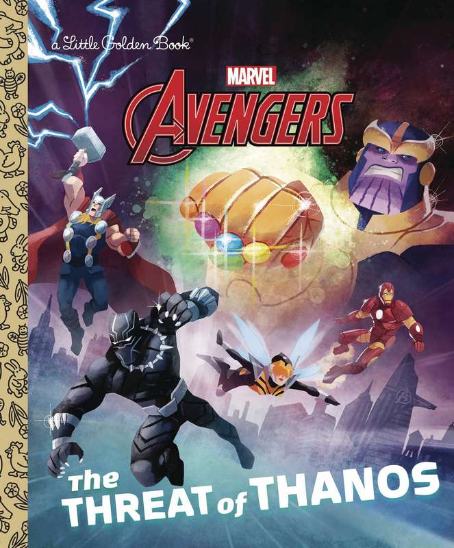 LITTLE GOLDEN BOOK AVENGERS THREAT OF THANOS YR HARDCOVER