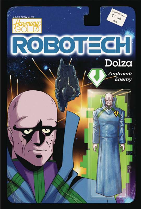 ROBOTECH #11 CVR B ACTION FIGURE VARIANT