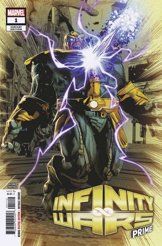 INFINITY WARS PRIME #1 2ND PTG SPOILER VARIANT