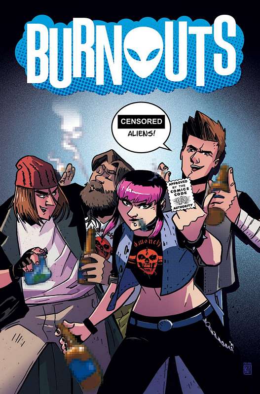 BURNOUTS #1 CVR B CBLDF CHARITY VARIANT CENSORED (MR)