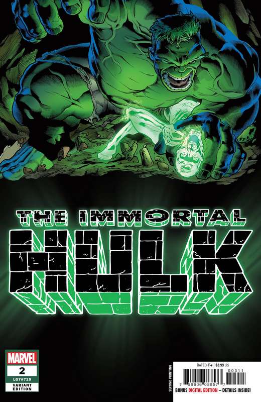 IMMORTAL HULK #2 2ND PTG BENNETT VARIANT