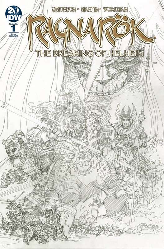 RAGNAROK BREAKING OF HELHEIM #1 (OF 6) 1:10 SIMONSON VARIANT