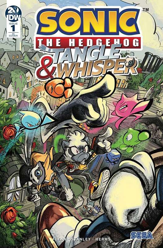 SONIC THE HEDGEHOG TANGLE & WHISPER #1 1:10 SKELLY VARIANT