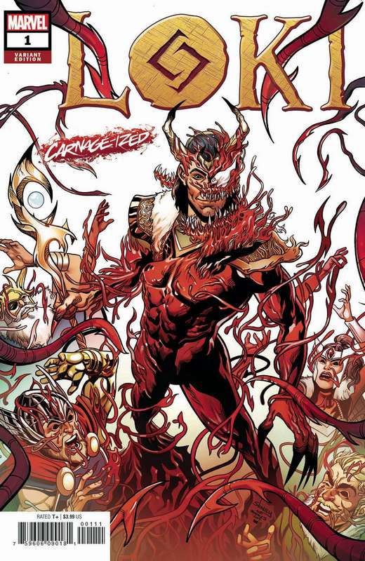 LOKI #1 SLINEY CARNAGE-IZED VARIANT