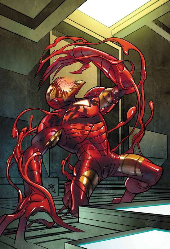 TONY STARK IRON MAN #14 FERRY CARNAGE-IZED VARIANT