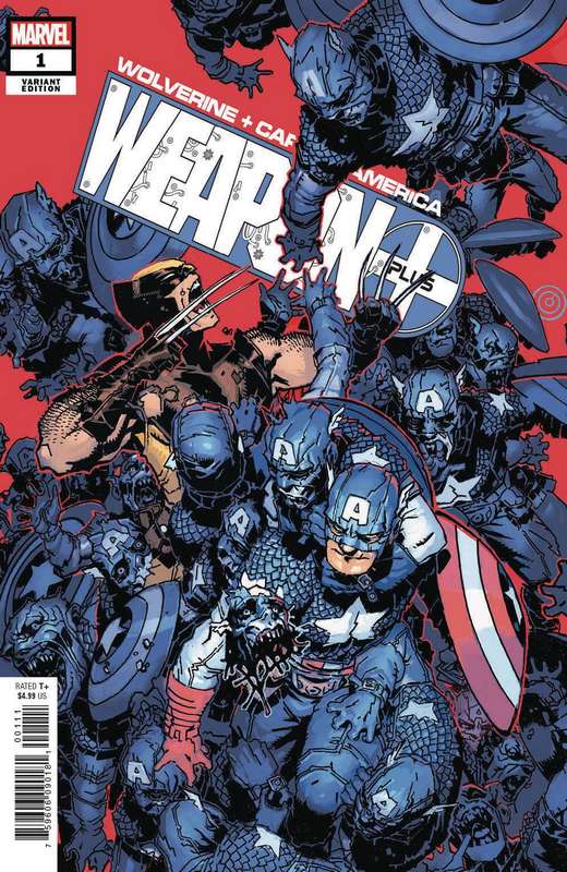 WOLVERINE AND CAPTAIN AMERICA WEAPON PLUS #1 BACHALO VARIANT