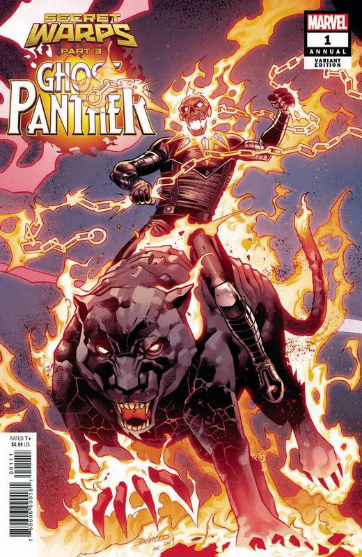 SECRET WARPS GHOST PANTHER ANNUAL #1 PACHECO CONNECTING VARIANT