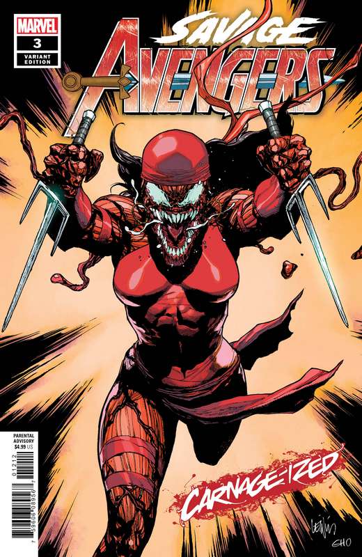 SAVAGE AVENGERS #3 YU CARNAGE-IZED VARIANT