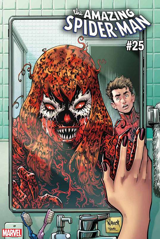 AMAZING SPIDER-MAN #25 NAUCK CARNAGE-IZED VARIANT