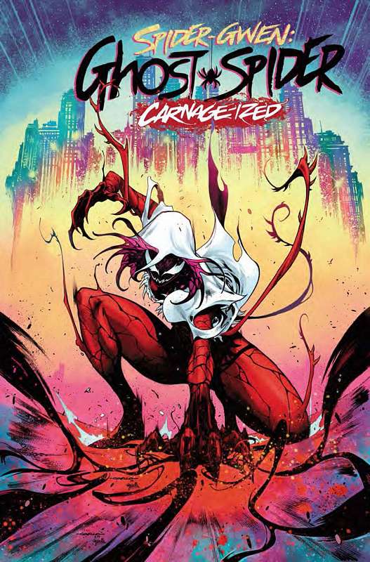 SPIDER-GWEN GHOST SPIDER #10 COELLO CARNAGE-IZED VARIANT