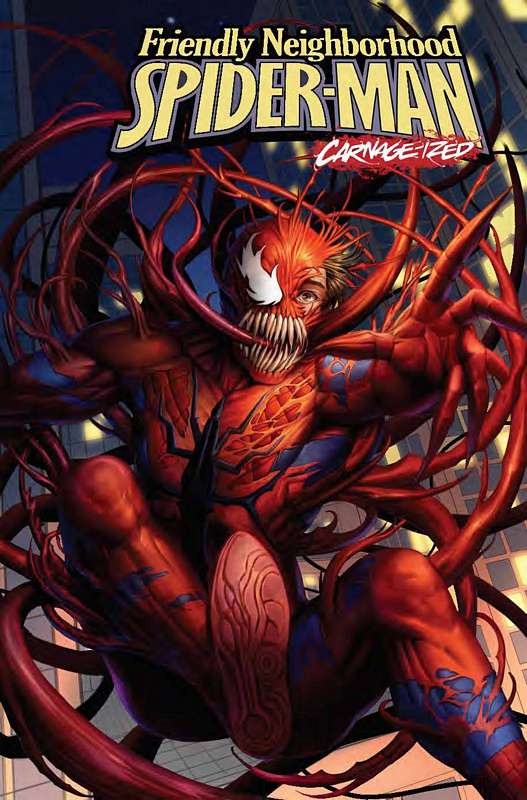 FRIENDLY NEIGHBORHOOD SPIDER-MAN #9 WOO DAE SHIM CARNAGE-IZED VARIANT