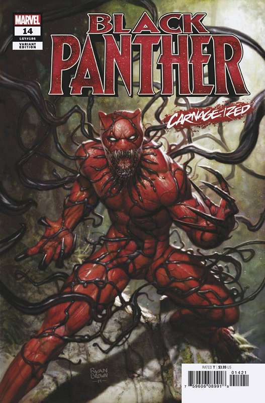 BLACK PANTHER #14 BROWN CARNAGE-IZED VARIANT