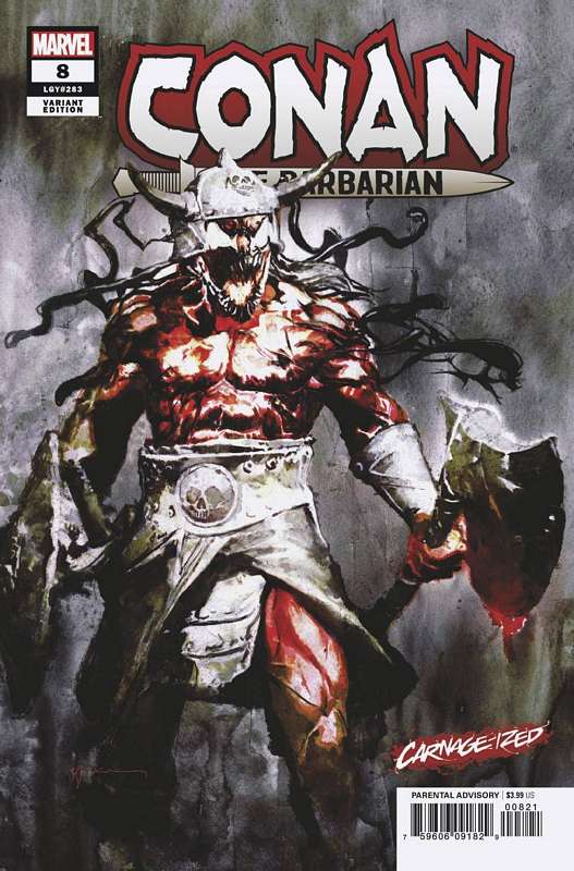 CONAN THE BARBARIAN #8 CARNAGE-IZED VARIANT