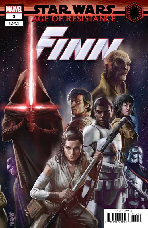 STAR WARS AOR FINN #1 CAMUNCOLI BONETTI PROMO VARIANT