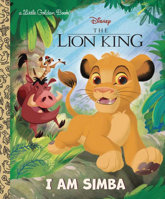 DISNEY LION KING I AM SIMBA LITTLE GOLDEN BOOK