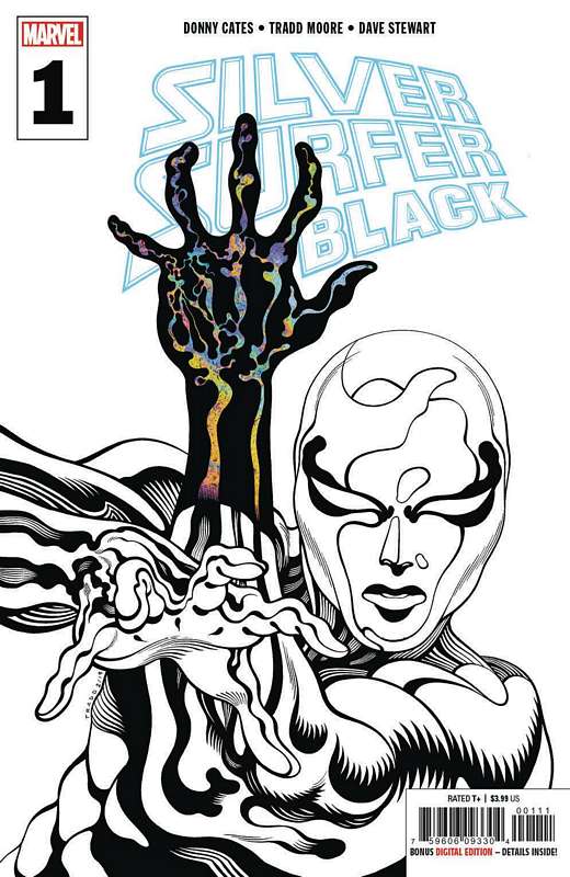 SILVER SURFER BLACK #1 (OF 5) 3RD PTG MOORE VARIANT