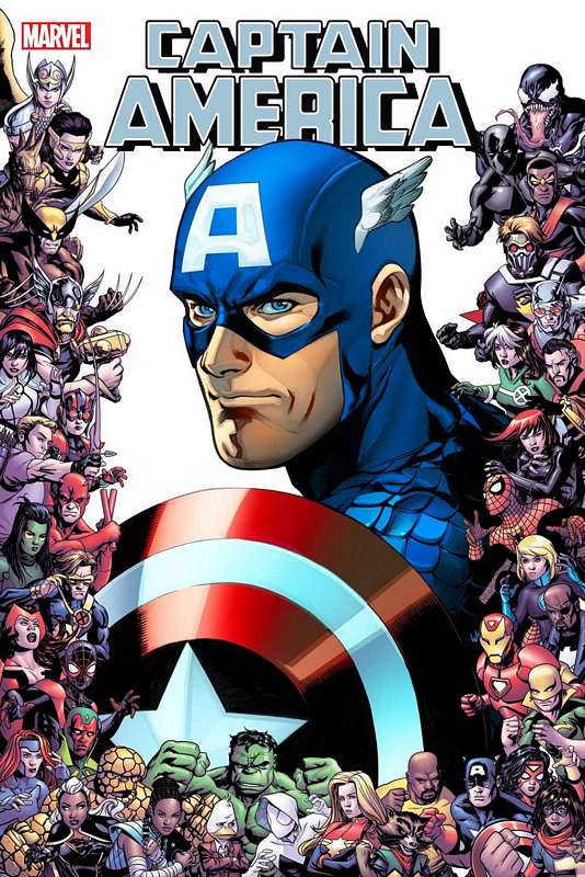 CAPTAIN AMERICA #13 LUPACCHINO MARVEL 80TH FRAME VARIANT