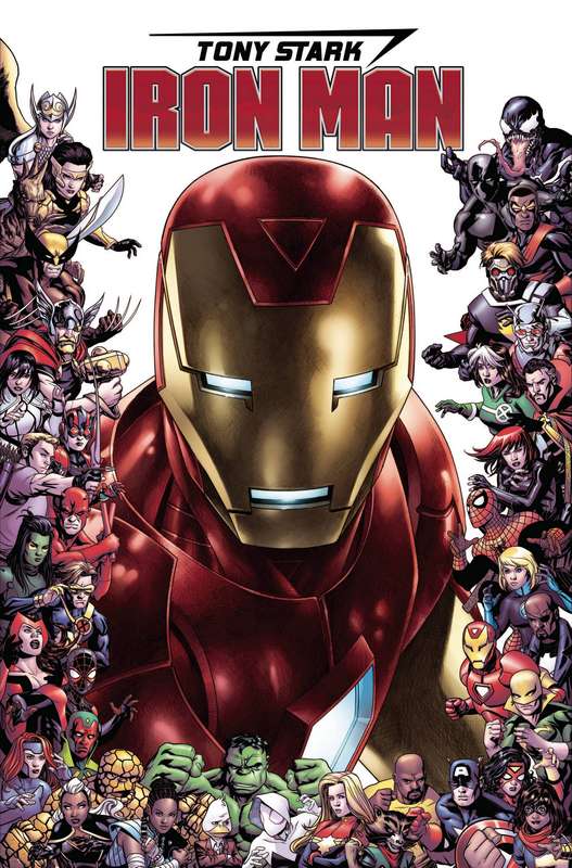 TONY STARK IRON MAN #15 CHEUNG MARVEL 80TH FRAME VARIANT