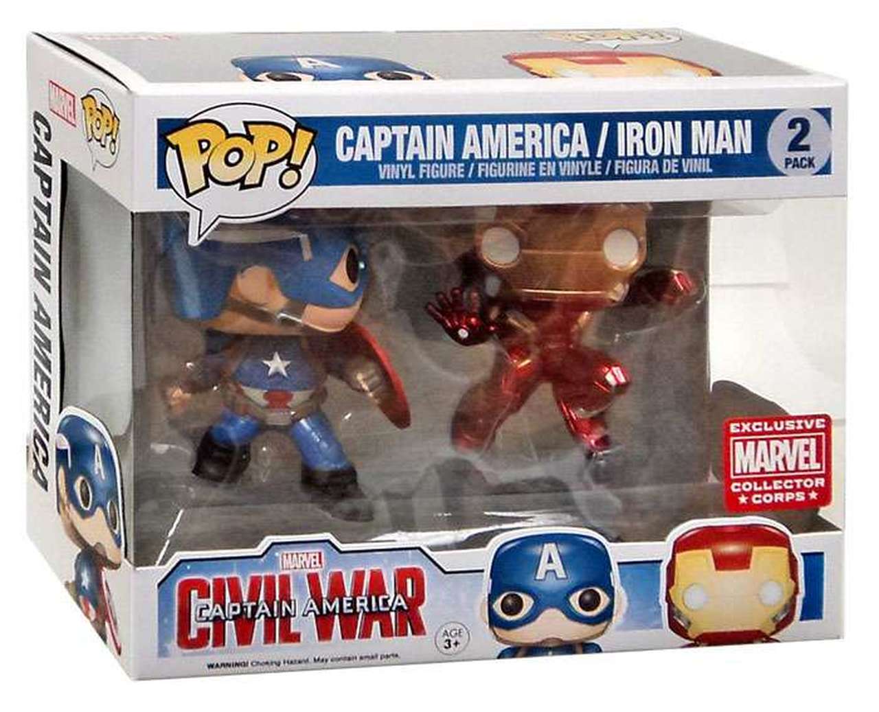 POP Captain America vs Iron Man