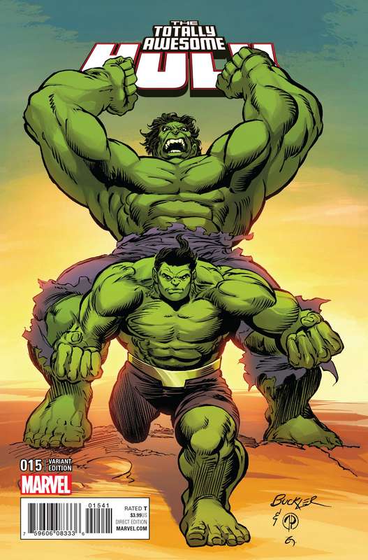 NOW TOTALLY AWESOME HULK #15 1:25 BUCKLER CLASSIC VARIANT