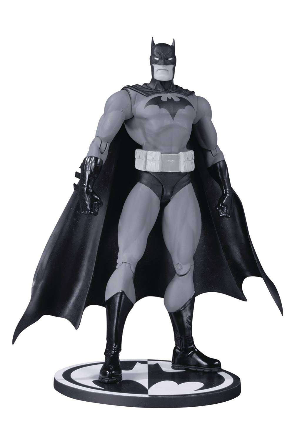 BATMAN BLACK AND WHITE ACTION FIGUREHUSH BY JIM LEE