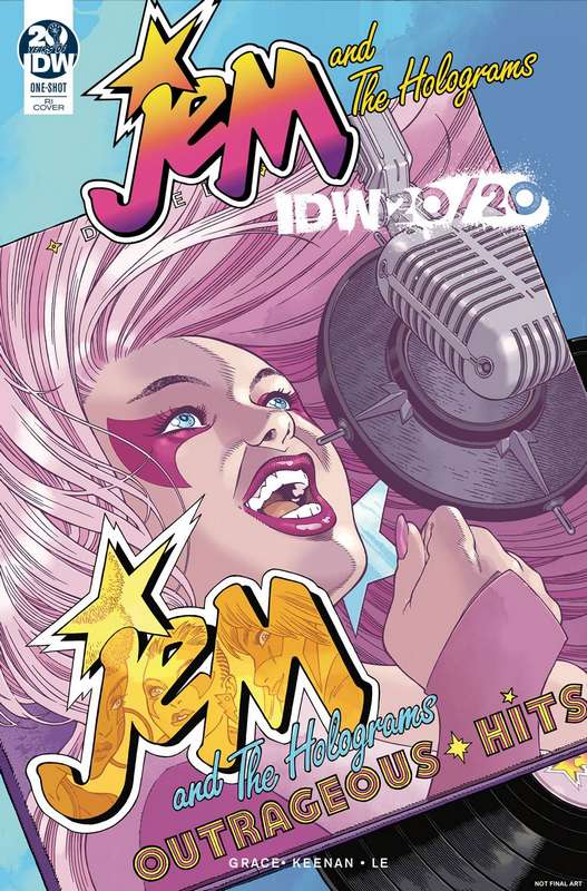 JEM AND HOLOGRAMS IDW 2020 1:10 COPY INCV RODRIGUEZ VARIANT