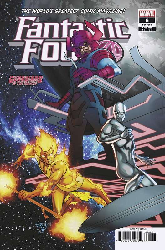 FANTASTIC FOUR #6 FERRY GOTG VARIANT