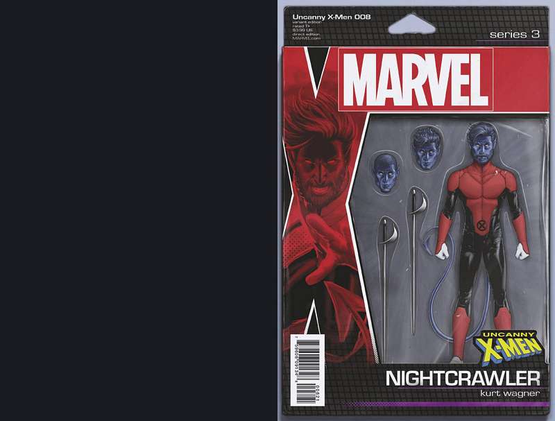 UNCANNY X-MEN #8 CHRISTOPHER ACTION FIGURE VARIANT