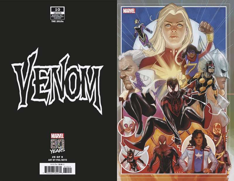 VENOM #10 NOTO MARVEL 80TH VARIANT