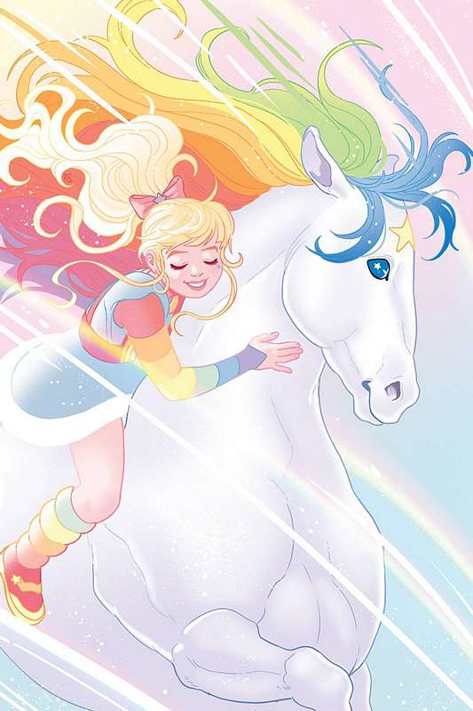 RAINBOW BRITE #4 1:10 COPY GANUCHEAU VIRGIN VARIANT