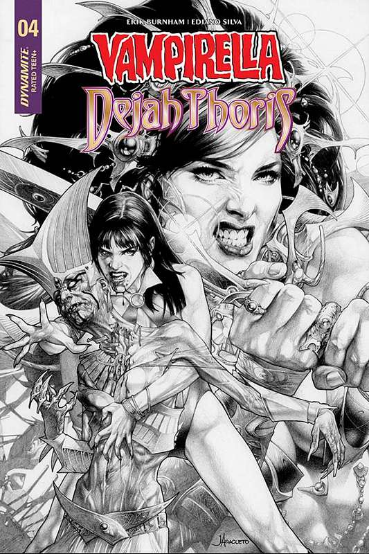 VAMPIRELLA DEJAH THORIS #5 20 COPY ANACLETO B&W VARIANT