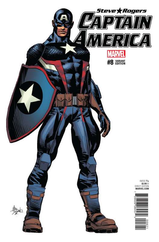 CAPTAIN AMERICA STEVE ROGERS #8 1:10 DEODATO TEASER VARIANT