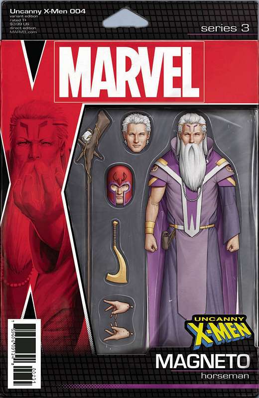 UNCANNY X-MEN #4 CHRISTOPHER ACTION FIGURE VARIANT