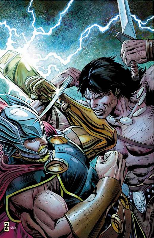 THOR #8 CONAN VS MARVEL VARIANT