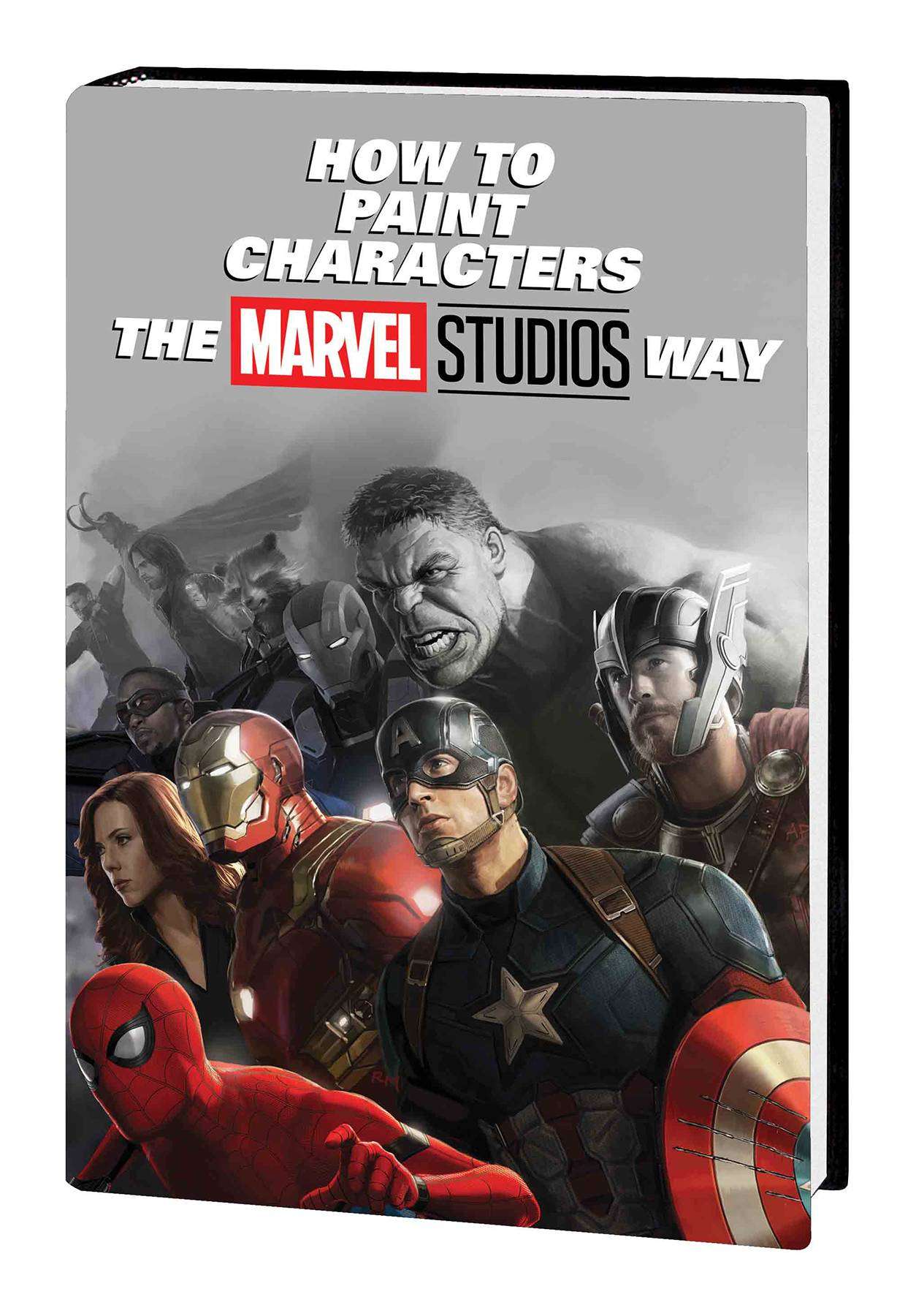 HOW TO PAINT CHARACTERS MARVEL STUDIOS WAY HARDCOVER