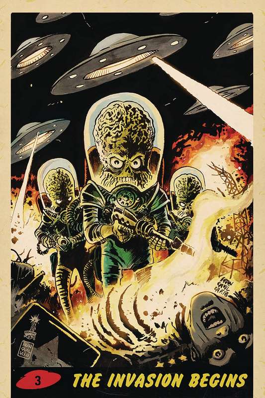 MARS ATTACKS #3 1:10 COPY FRANCOVILLA VIRGIN VARIANT