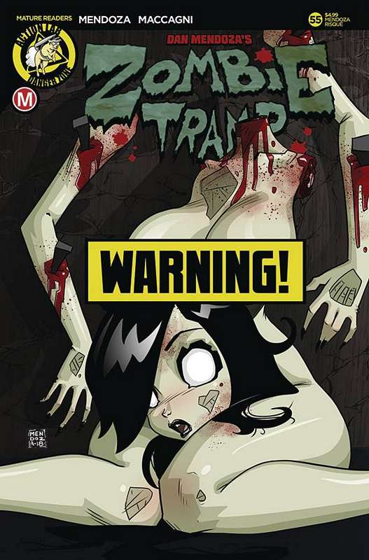 ZOMBIE TRAMP ONGOING #55 CVR F MENDOZA RISQUE B (MR)