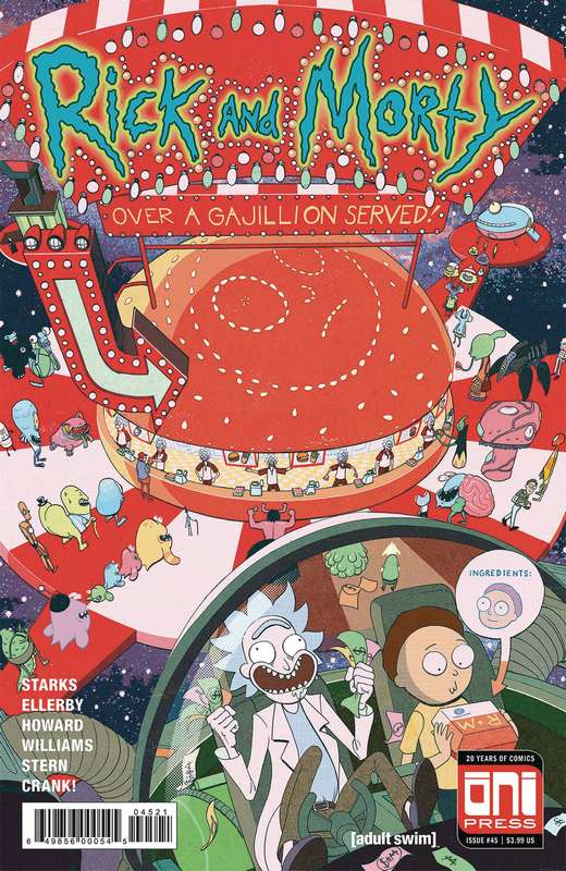 RICK & MORTY #45 CVR B HARVEY VARIANT