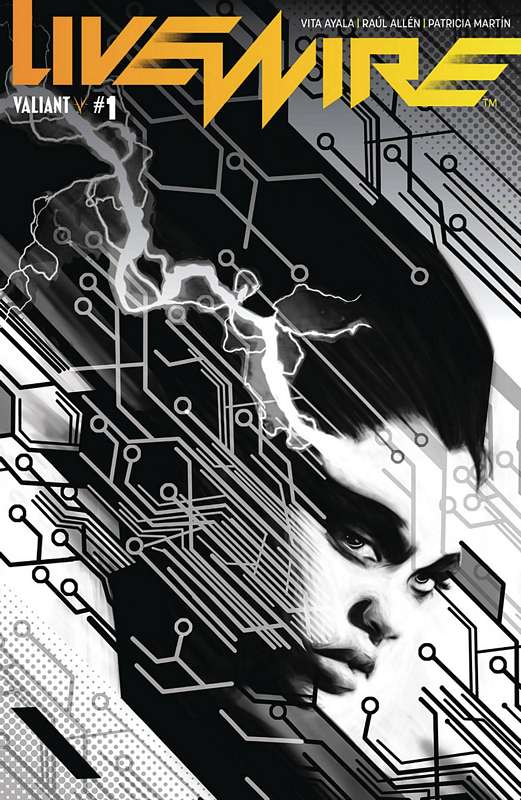 LIVEWIRE #1 CVR D 1:20 B&W POLLINA VARIANT